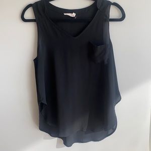 Lush black tank top